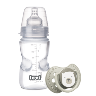 LOVI Set Schützender Saugreflex 250ml, 3-6m