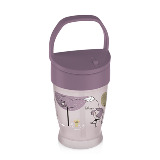 LOVI Becher mit Strohhalm JUNIOR 250ml Lovely Girl