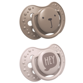 Chupete Dinámico Silicona LOVI 6-18m 2uds Hey Rosa