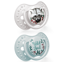 Chupete Dinámico silicona LOVI 6-18m 2uds Wild Soul Azul