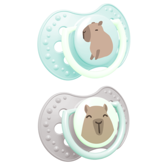 LOVI Dudlík silikonový dynamický CAPICHILL 0-6m 2ks kluk