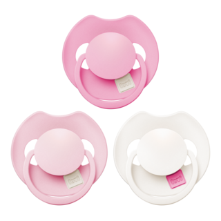 LOVI Prime Tutti Frutti Dynamic Soother 18+m 3 pcs Peony Pink