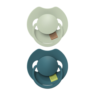 Chupeta dinâmica de silicone LOVI Prime 6-18m 2 peças Pistachio/Green