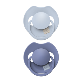 Chupeta dinâmica de silicone LOVI Prime 6-18m 2 peças Azul bebé/azul