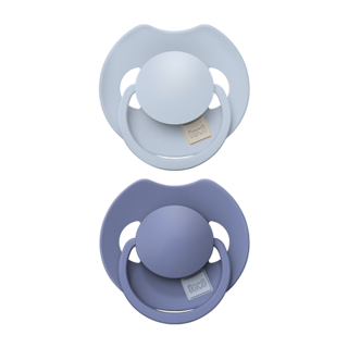 Chupeta dinâmica de silicone LOVI Prime 6-18m 2 peças Azul bebé/azul