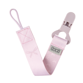 LOVI Schnuller Clip mit Schleife Baby Shower Girl