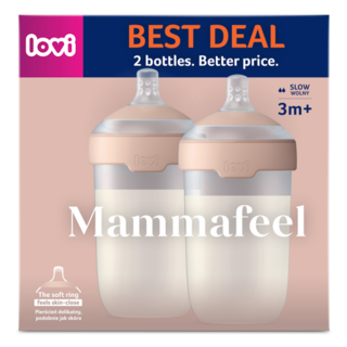 LOVI Two-Pack Mammafeel Bottle 250 ml