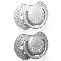 LOVI Silikon Dynamischer Schnuller 3-6m 2 Stück Harmony Boy