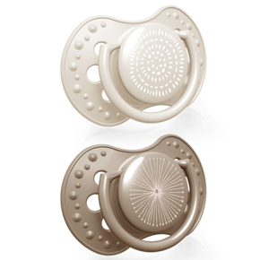 LOVI Silikon Dynamischer Schnuller 3-6m 2 Stück Harmony Girl