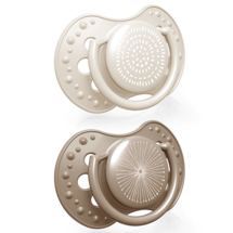 LOVI Silikon Dynamischer Schnuller 3-6m 2 Stück Harmony Girl